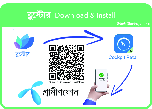 BlueStore Download QR Code